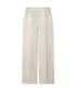 İnce kemerli keten pantolon - IS1260003270030 - Taş Pantolon