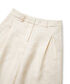 Kemerli barrel fit pantolon - IS1260003375018 - Ekru Pantolon
