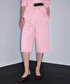 Keten bermuda - IS1260003427033 - Pembe Pantolon