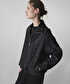 Dokulu bomber mont - IS1260012027001 - Siyah Mont