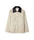 Suni inci aksesuarlı non denim ceket - IS1260012029003 - Natürel Mont