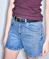 Mom fit denim şort - IS1260013074AC7 - Koyu İndigo Şort