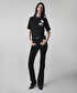 Flare fit jean pantolon - IS1260018012001 - Siyah Jean Pantolon