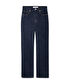 Kontrast dikişli straight jean pantolon - IS1260018013015 - Lacivert Jean Pantolon