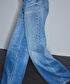 Wide leg jean pantolon - IS1260018014629 - İndigo Jean Pantolon