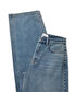 Trok baskılı wide leg jean pantolon - IS1260018016629 - İndigo Jean Pantolon