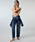 Wide leg fit jean pantolon - IS1260018023AC7 - Koyu İndigo Jean Pantolon