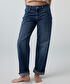 Wide leg fit jean pantolon - IS1260018023AC7 - Koyu İndigo Jean Pantolon