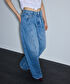 Baggy fit jean pantolon - IS1260018044629 - İndigo Jean Pantolon