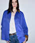 Colorblock poplin gömlek - IS1260025122089 - Mavi Gömlek