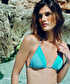 Brodeli bikini seti - IS1260038014089 - Mavi Bikini