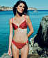 Aksesuarlı balkonet bikini seti - IS1260038016DE4 - Yanık Turuncu Bikini