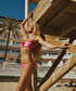 Colorblock bikini seti - IS1260038019034 - Kırmızı Bikini