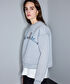 Patch li scuba sweatshirt - IS1260091031126 - Gri Sweatshırt