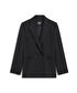 Kruvaze blazer - IS1260106003001 - Siyah Blazer