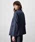 Çizgili vatkalı blazer - IS1260106005015 - Lacivert Blazer