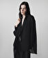 Kumaş mix vatkalı blazer - IS1260106019001 - Siyah Blazer