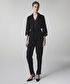 Belden bağlamalı blazer - IS1260106026001 - Siyah Blazer
