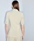 Asimetrik kruvaze blazer  - IS1260106032176 - Açık Haki Blazer