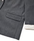 Vatkalı raw edge blazer  - IS1260106038005 - Gri Blazer