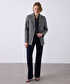 Ekose desen fleto cepli blazer - IS1260106071005 - Gri Blazer