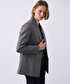 Ekose desen fleto cepli blazer - IS1260106071005 - Gri Blazer