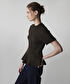 Peplum triko - IW6250050586022 - Haki Triko