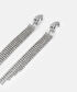 Strass taşlı sallantılı küpe - IS1260068145122 - Gümüş Küpe