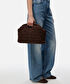 Hasır görünümlü clutch - IS1260121006006 - Koyu Kahverengi Clutch