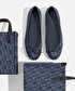 Monogram denim babet - I00000030006089 - Mavi Düz Ayakkabı