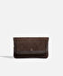 SIENNA deri süet clutch - I00000121020074 - Kahverengi Clutch