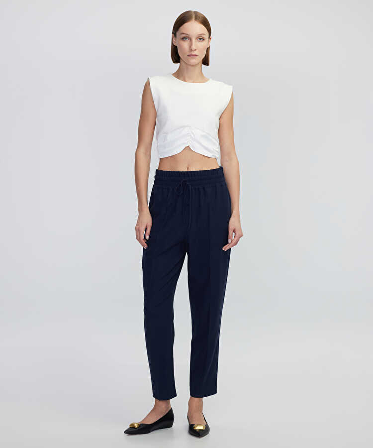 Carrot fit pantolon - IW6240003408015 - Lacivert Pantolon