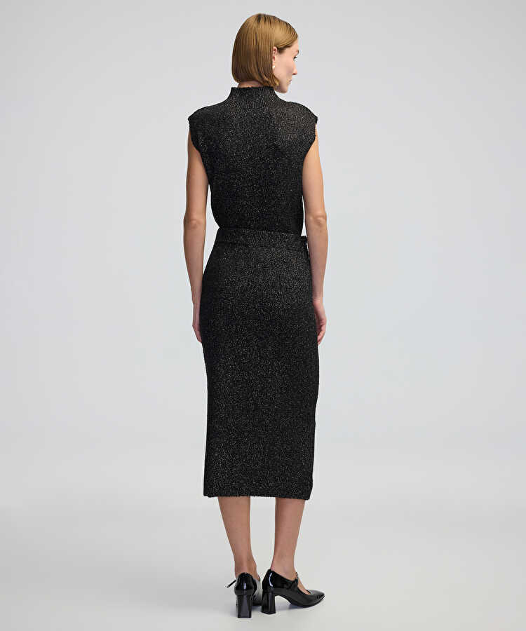 Lurex iplikli etek - IW6240004147001 - Siyah Etek