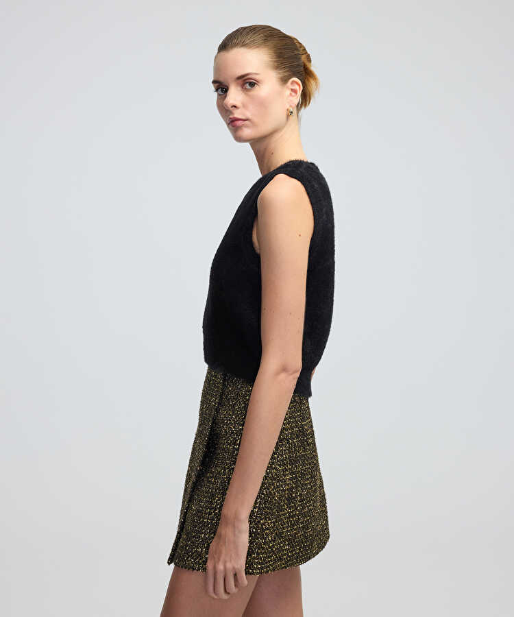 Basic pelüş triko - IW6240050287001 - Siyah Triko