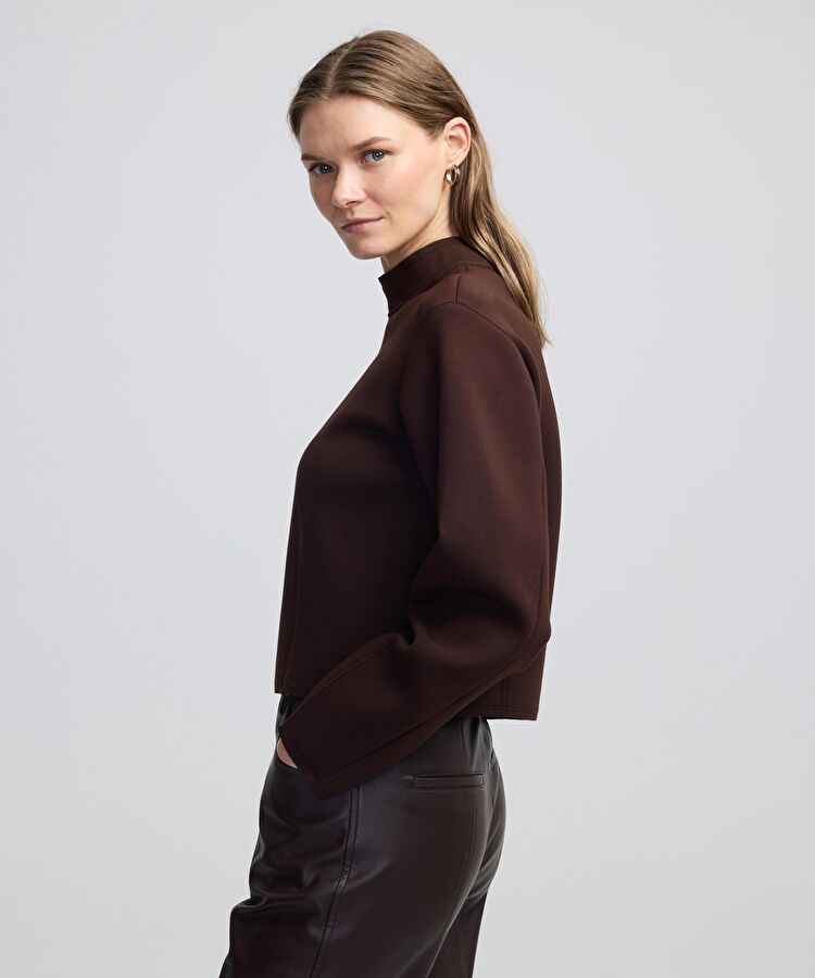 Kahverengi Scuba sweatshirt IW6240091070006 | İpekyol