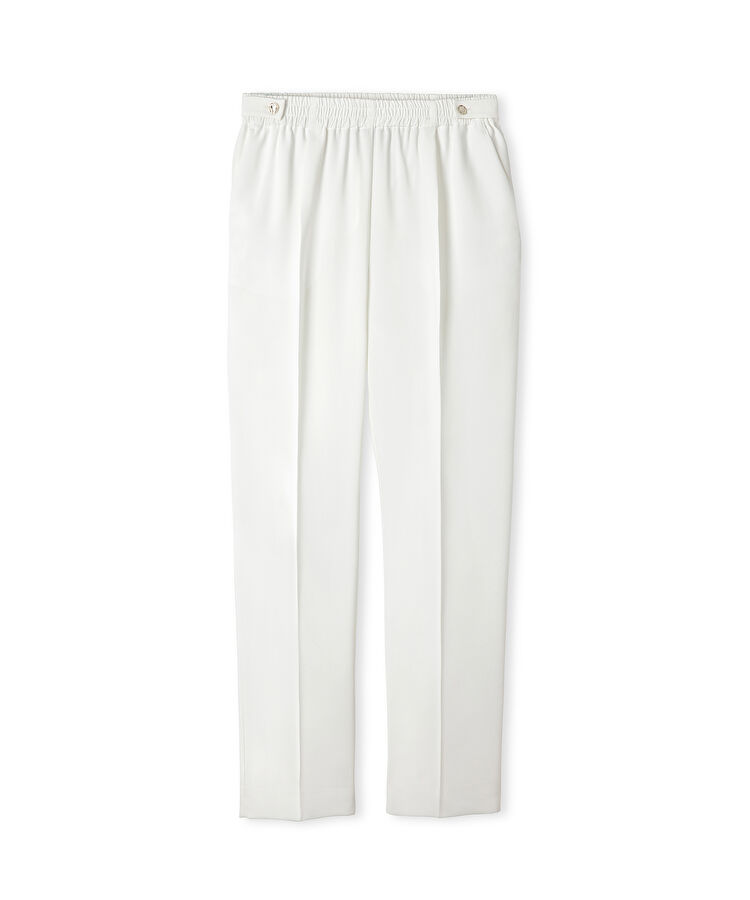 Elastik bel düğmeli pantolon - IW6250003148AB1 - Yağ Pantolon