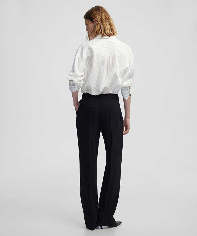 Straight fit cepli pantolon - IW6250003376001 - Siyah Pantolon