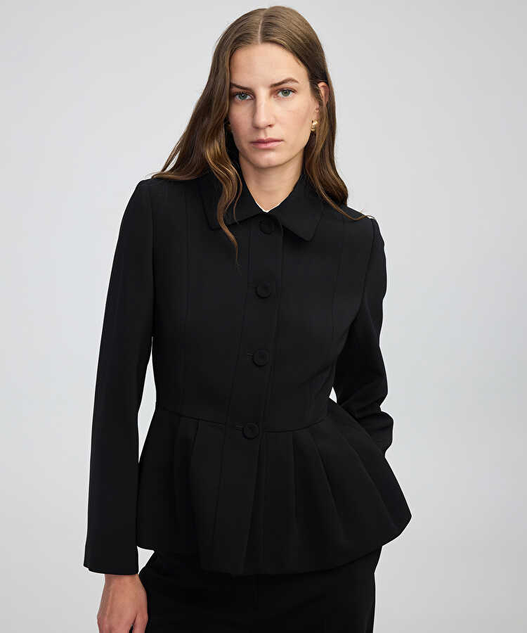 Peplum ceket - IW6250005103001 - Siyah Ceket