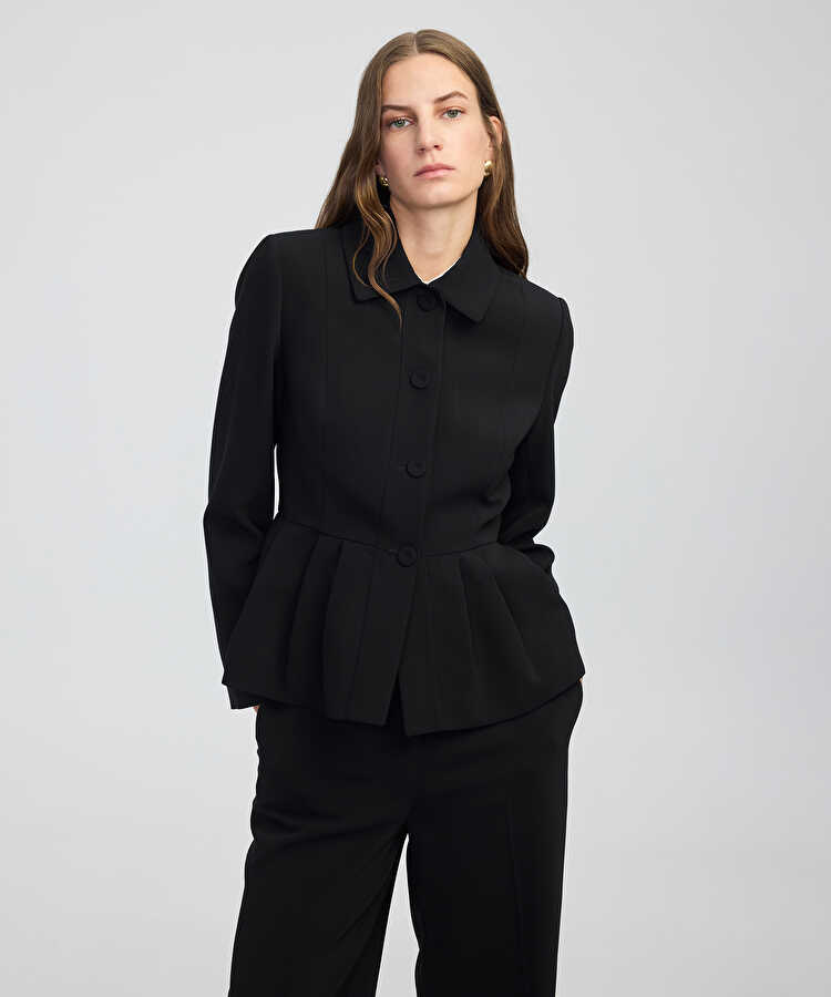 Peplum ceket - IW6250005103001 - Siyah Ceket