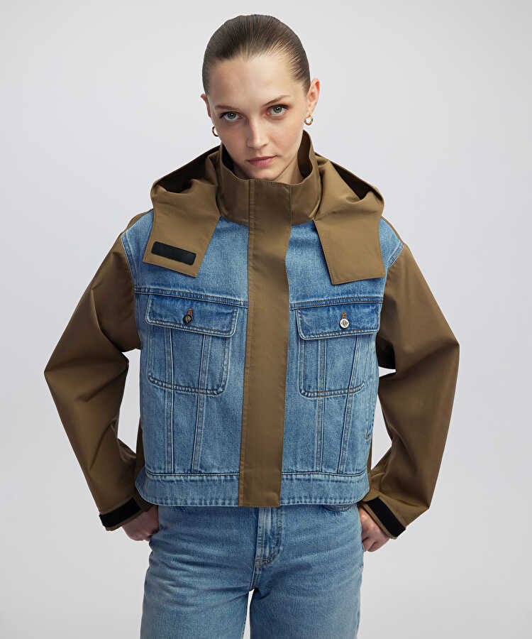 Denim mix mont  - IW6250012195022 - Haki Mont
