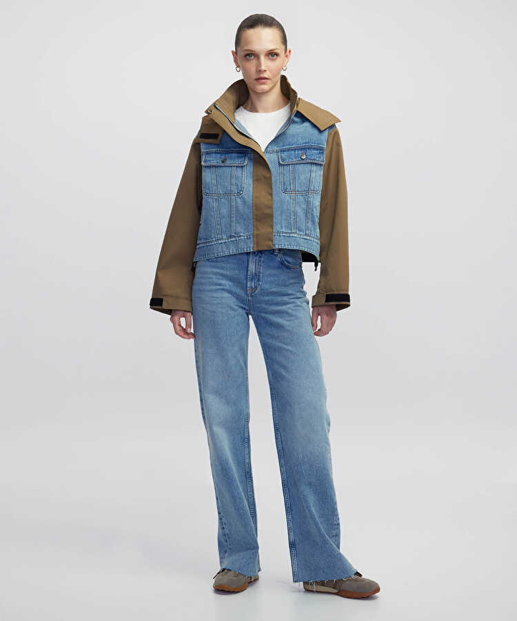 Denim mix mont  - IW6250012195022 - Haki Mont