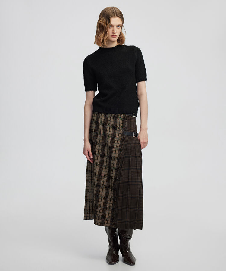 Kısa kollu basic triko - IW6250050629001 - Siyah Triko