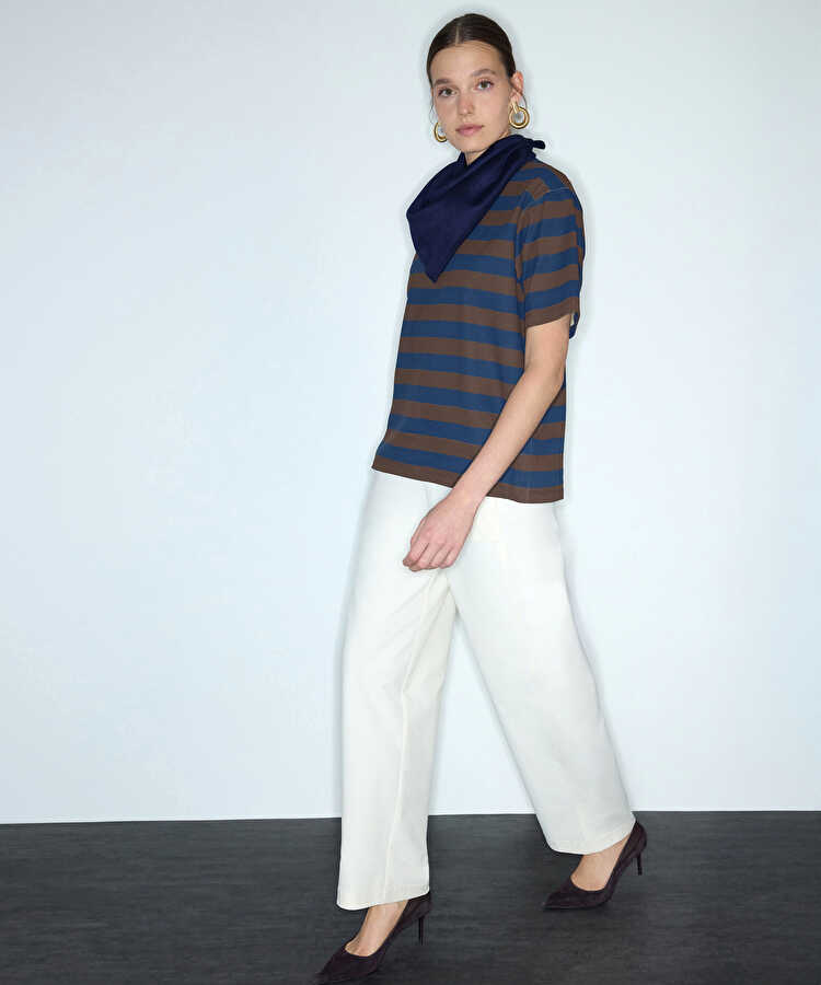 Cepli barrel fit pantolon - IW6260003213AB1 - Yağ Pantolon