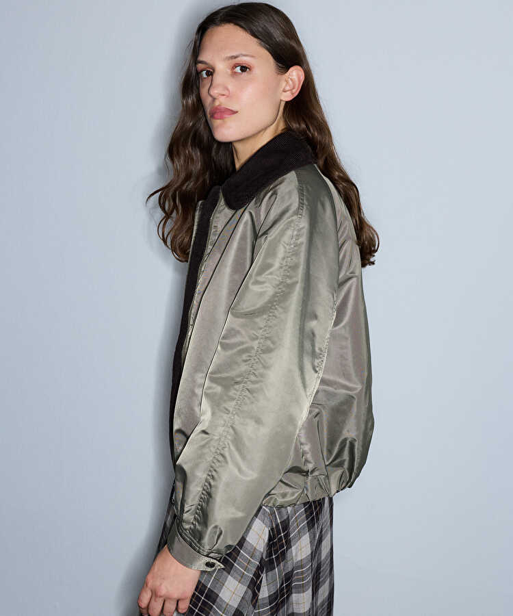 Çift parça bomber mont - IW6260012391022 - Haki Mont