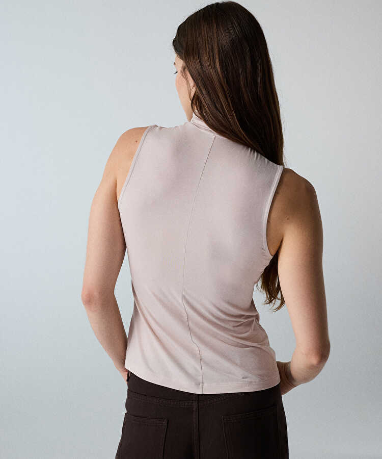 Balıkçı yaka basic tişört - IW6260152105030 - Taş Örme Atlet