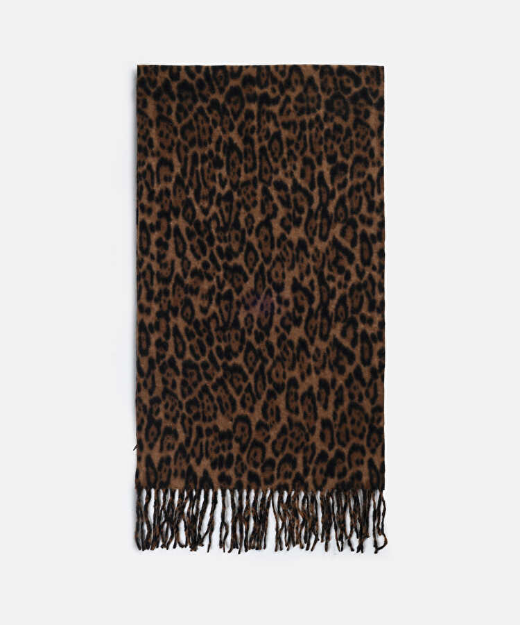Leopar desen atkı - IW6260067005CD4 - Leopar Atkı