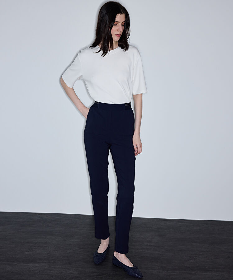 Lurex bel pantolon - IS1260003160015 - Lacivert Pantolon