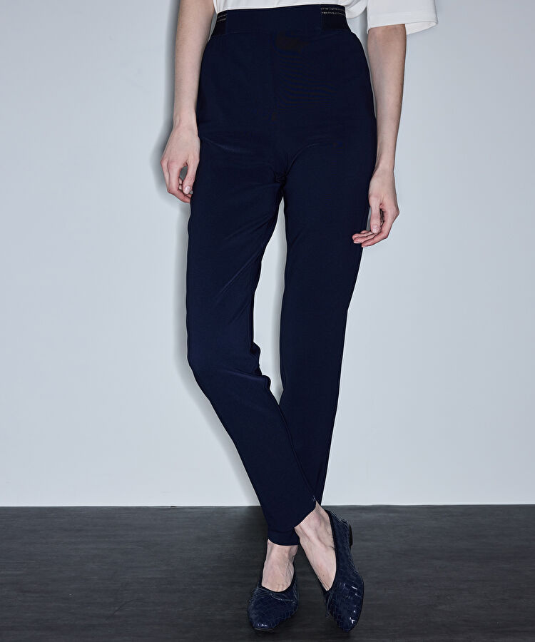 Lurex bel pantolon - IS1260003160015 - Lacivert Pantolon