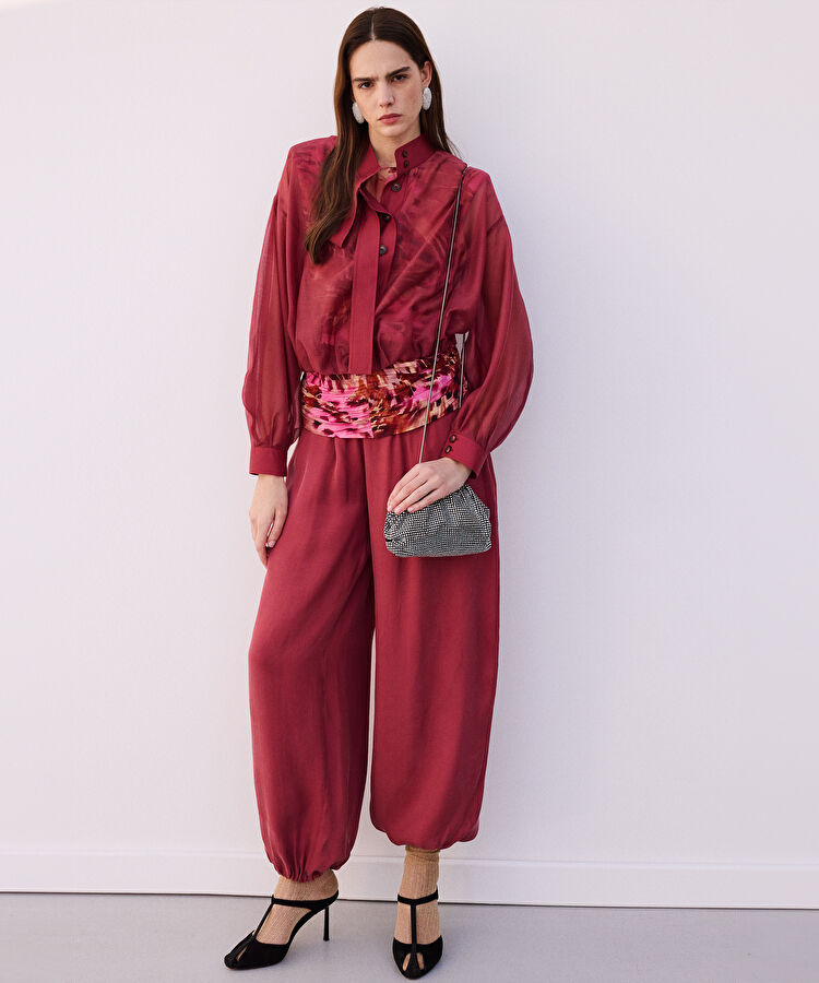 Cepli balon fit pantolon - IS1260003184026 - Gülkurusu Pantolon