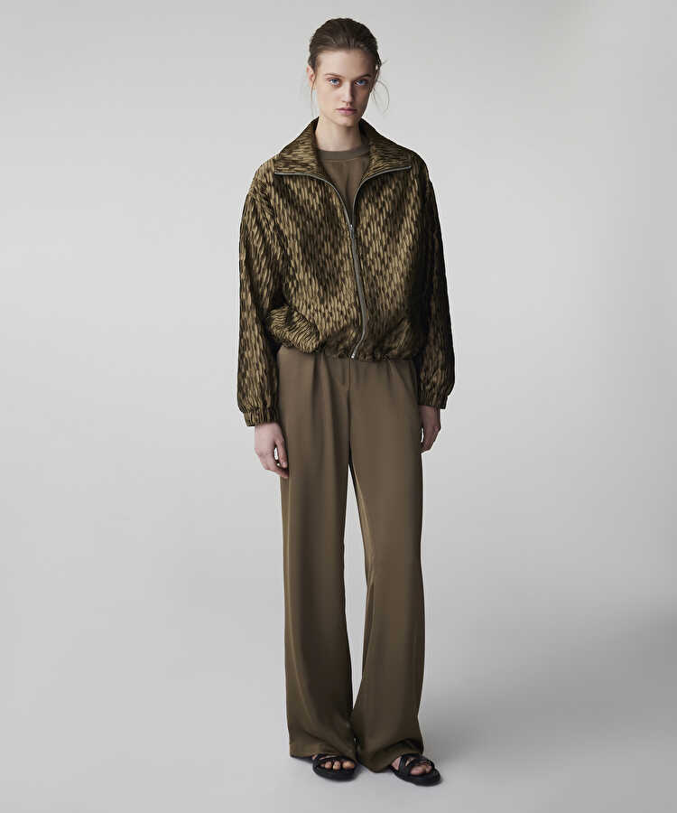 Dokulu bomber mont - IS1260012027022 - Haki Mont